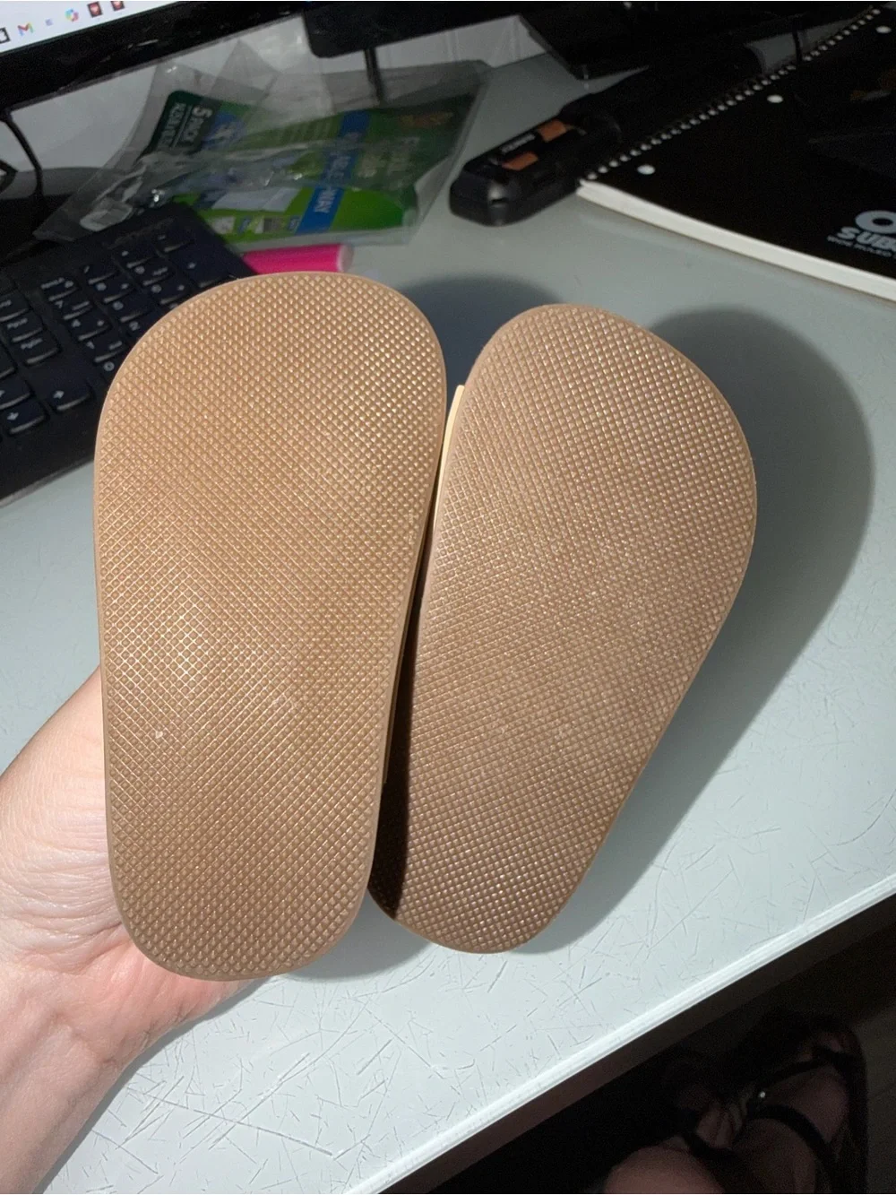 Old Navy Kids Beige Double-Buckle Sandals